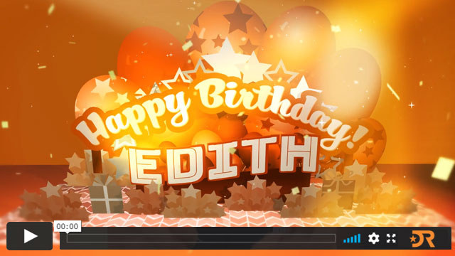 Edith's 96th birthday video!